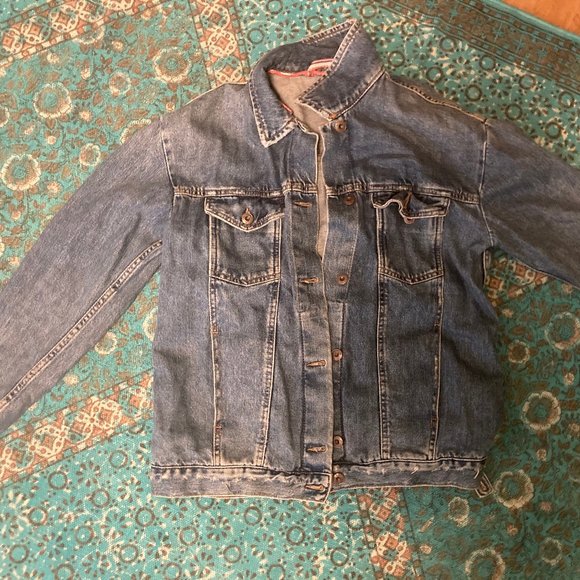 Free people oversize denim jacket - Picture 1 of 4